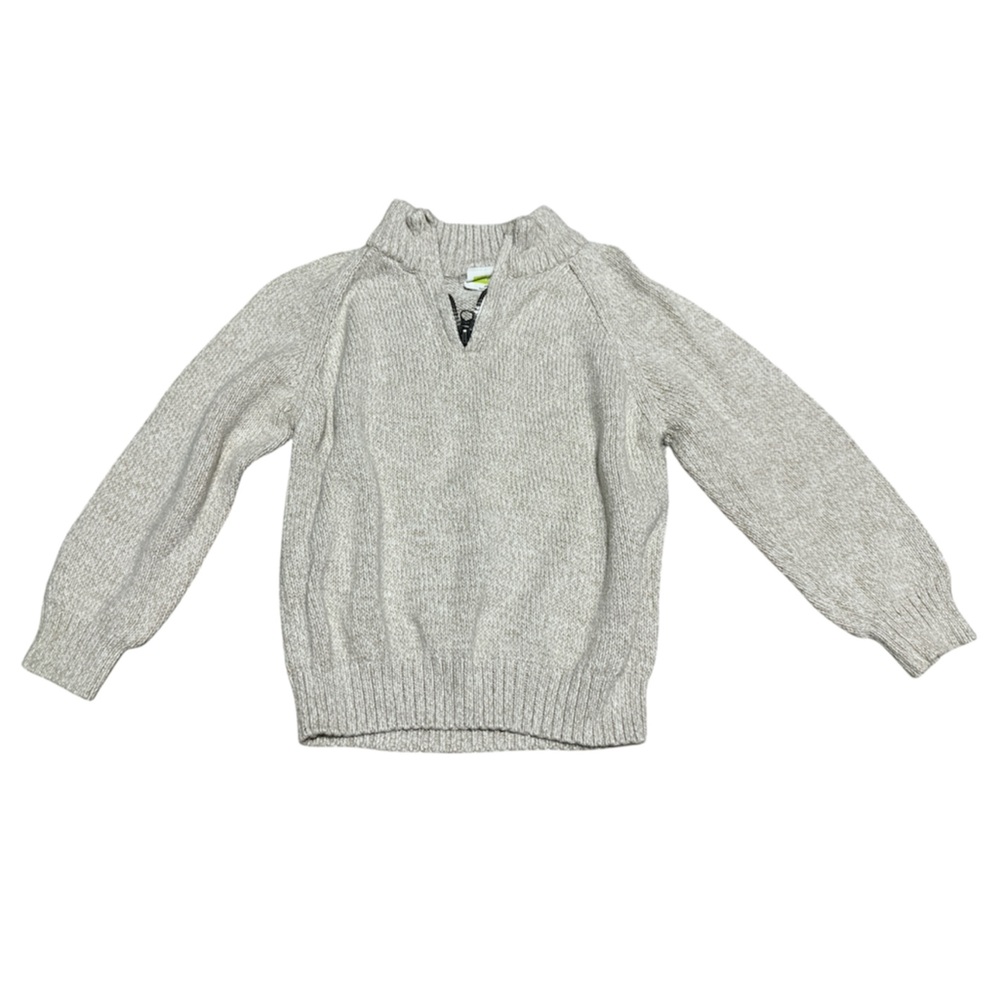 Crazy 8 Light Gray Knit Sweater Pullover